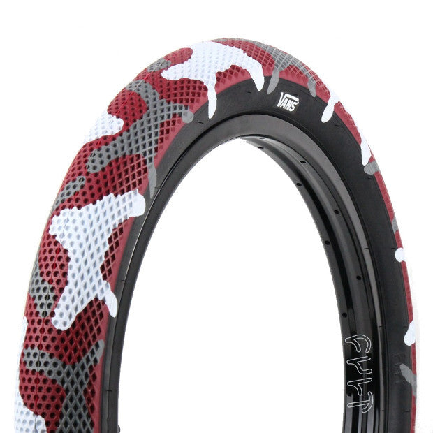 CULT x VANS BMX Waffle 20" Tire (Red Camo) 2.4"