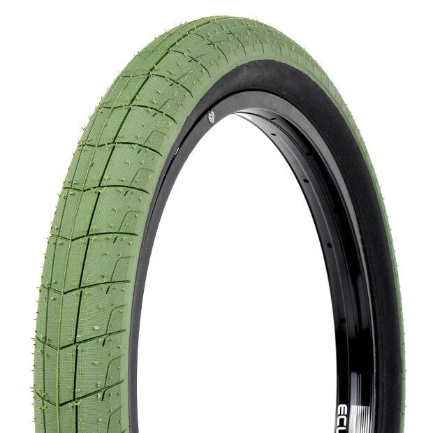 ECLAT BMX Fireball 20" Tire (Army Green/Black) 2.4"