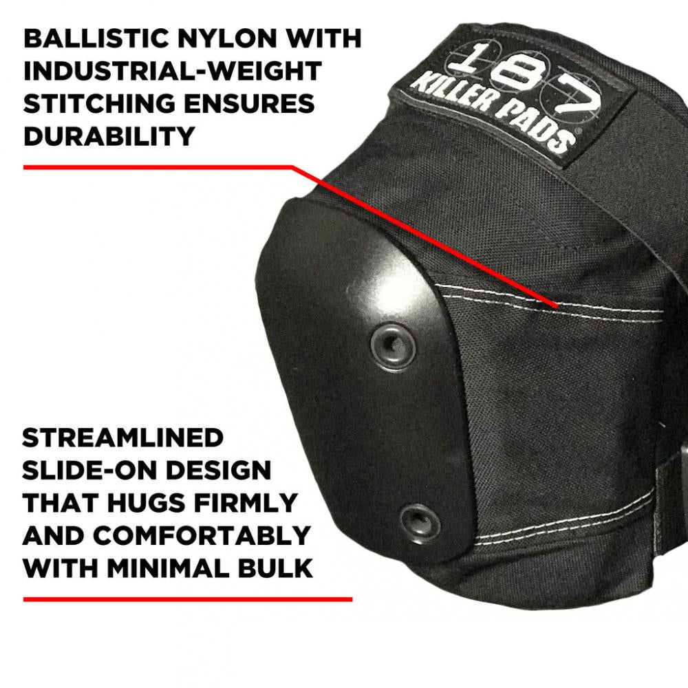 187 KILLER PADS Slim Knee Pads (Black)