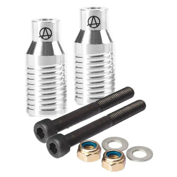 APEX Bowie Grind Pro Scooter Pegs (Silver)