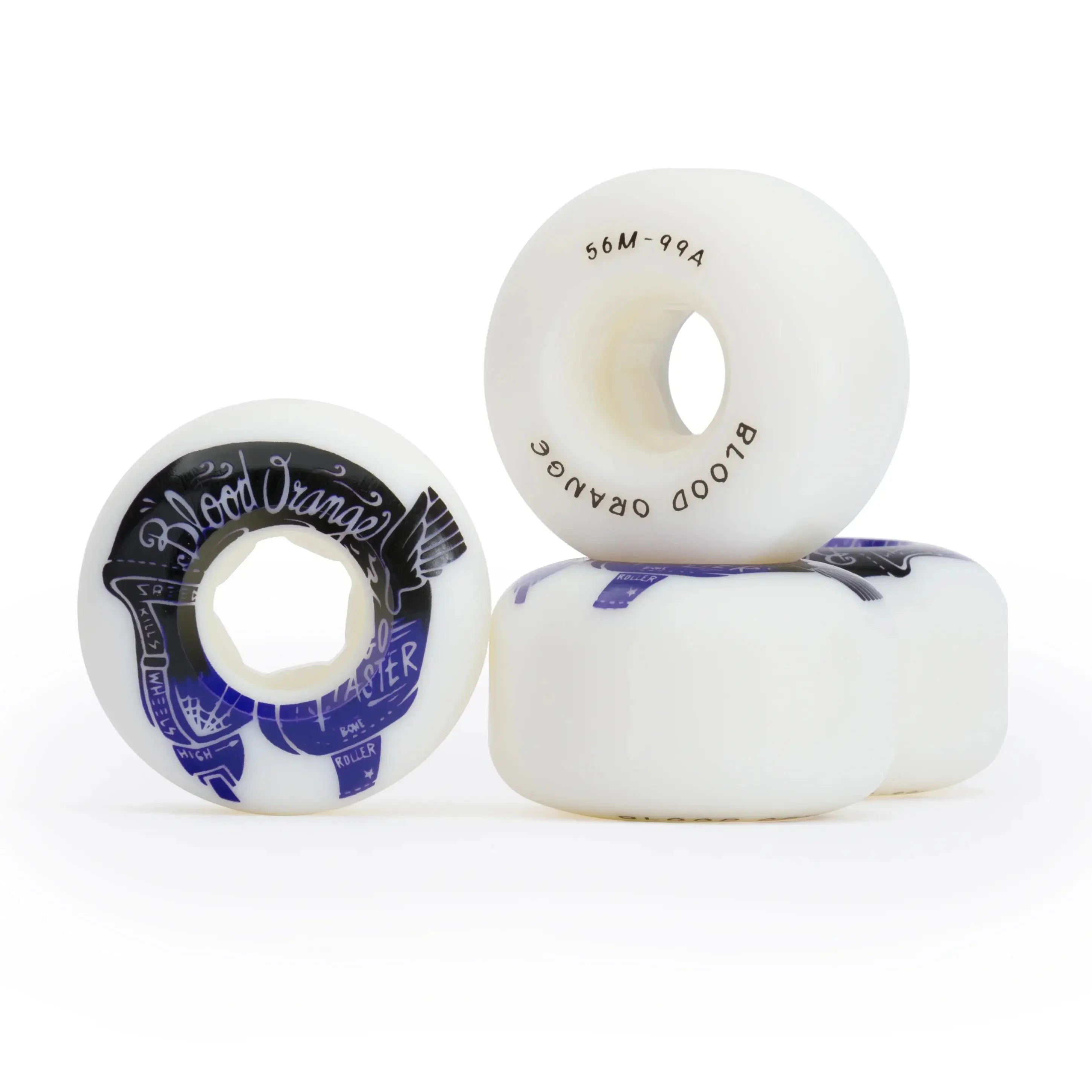 BLOOD ORANGE Street Rounded Skateboard Wheels 99A 56mm - Tbilisi, ProScooter.Shop