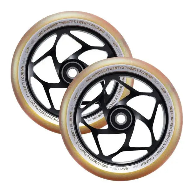 BLUNT Gap Core Pro Scooter Wheels 120mm (Black/Gold)