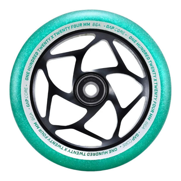 BLUNT Gap Core Pro Scooter Wheels 120mm (Black/Jade)