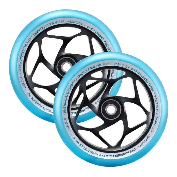 BLUNT Gap Core Pro Scooter Wheels 120mm (Black/Turquoise)