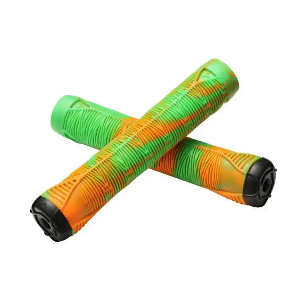 BLUNT V2 Grips (Green/Orange)