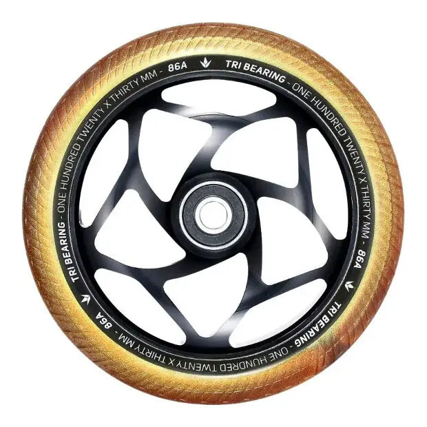BLUNT Tri Bearing Pro სკუტერის დისკები (შავი/ოქროსფერი)
