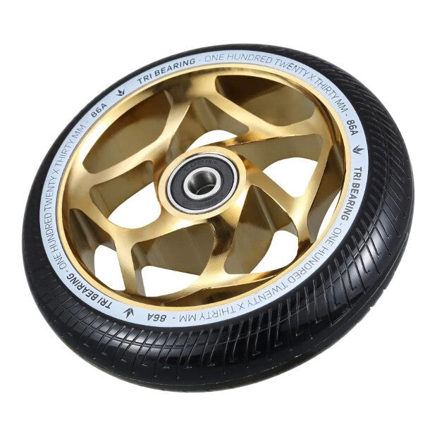 BLUNT Tri Bearing Pro Scooter Wheels 120mm (Gold/Black)