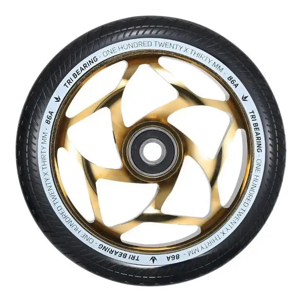 BLUNT Tri Bearing Pro სკუტერის დისკები (ოქროსფერი/შავი)