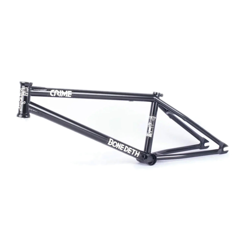 BONE DETH BMX Crime Frame (Black) 20.75" - Tbilisi, ProScooter.Shop