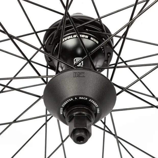 BSD BMX Mind x Revolution Freecoaster Rear Wheel (Black)