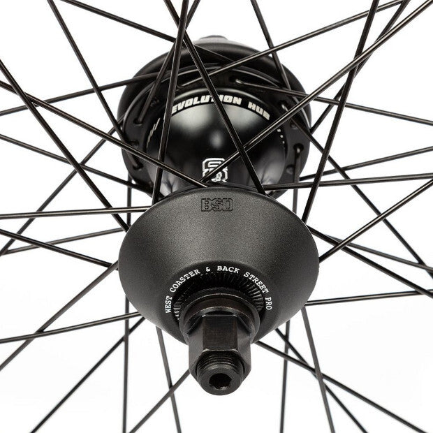 BSD BMX XLT x Revolution Freecoaster Rear Wheel (Black)