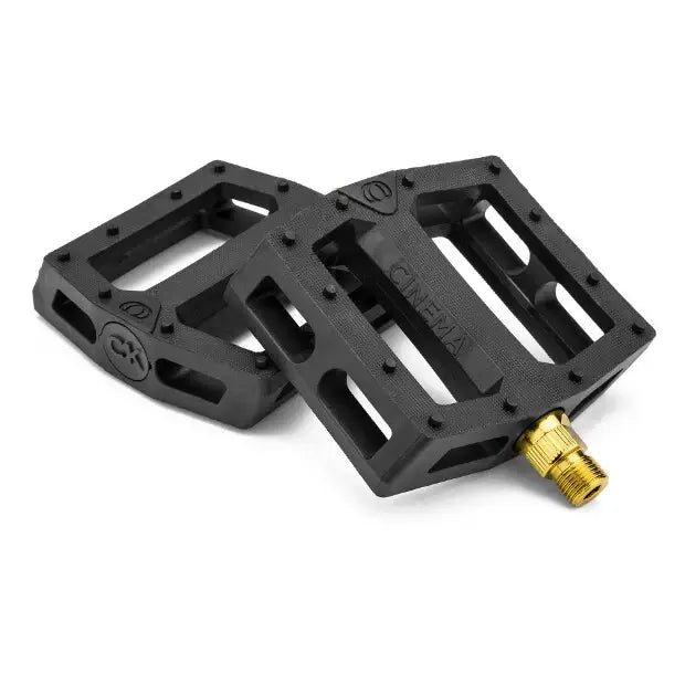 CINEMA BMX CK Pedals (Black/Gold)