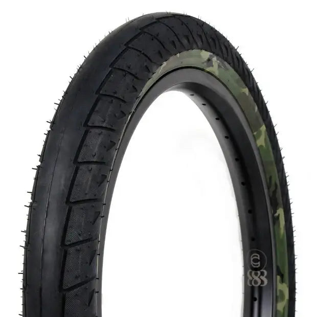 CINEMA BMX Williams 20" Tire (Black/Camo Wall) 2.5"