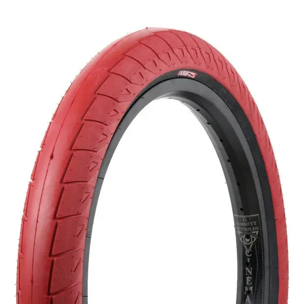 CINEMA BMX Williams 20" Tire (Red/Black Wall) 2.5"