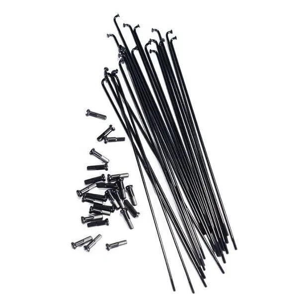 COLONY BMX Plain Gauge Spokes 20-pack (Black) 186mm