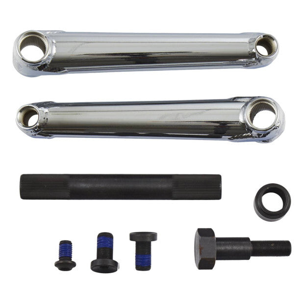 CULT BMX Crew 19mm Cranks (Chrome) 165mm