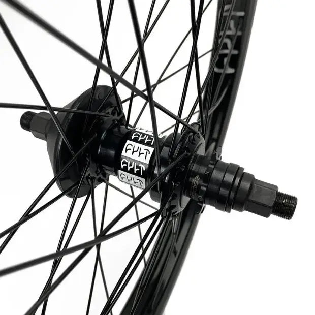 CULT BMX Crew V2 20" Cassette Rear Wheel (Black) LHD/RHD