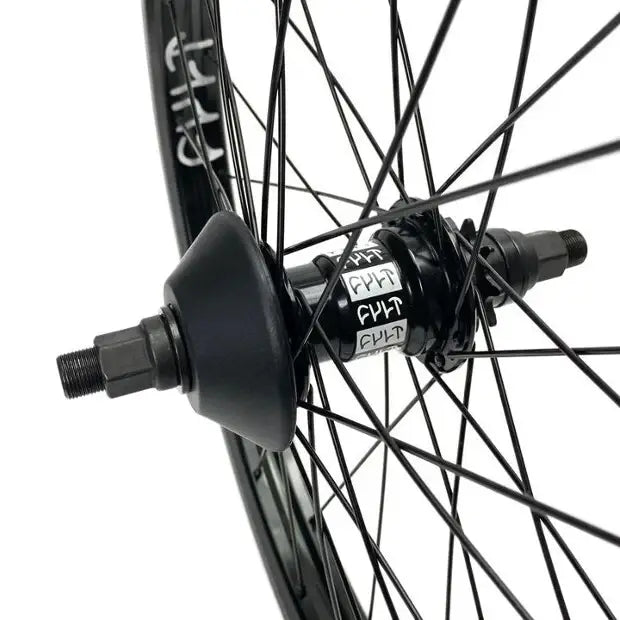CULT BMX Crew V2 20" Cassette Rear Wheel (Black) LHD/RHD