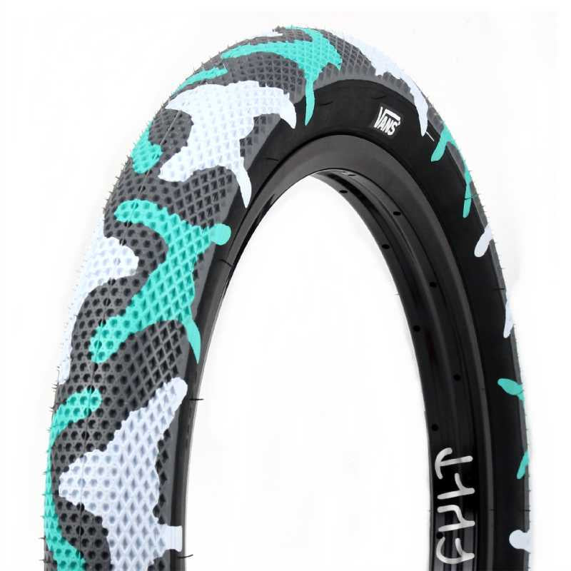 CULT x VANS BMX Waffle 20" Tire (Teal Camo)