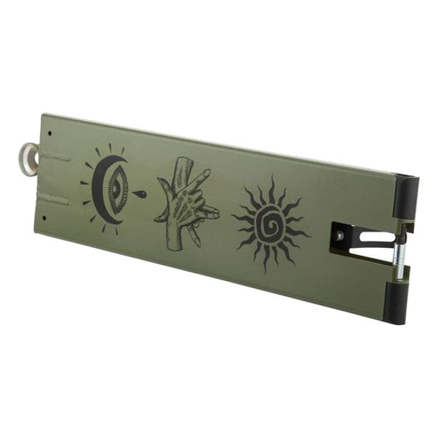 DRONE Ansgar Kroger 6" x 22" Pro Scooter Deck (Moss Green)