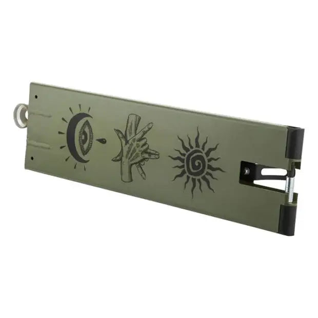 დრონი Ansgar Kroger 6" x 23" პროფესიონალური სკუტერის გემბანი (მოს გრინი)