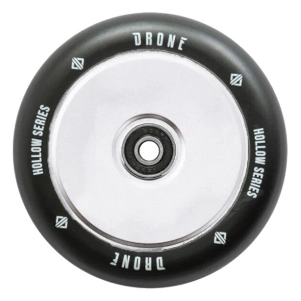 DRONE Hollow Series Pro Scooter Wheels 110mm (Silver)