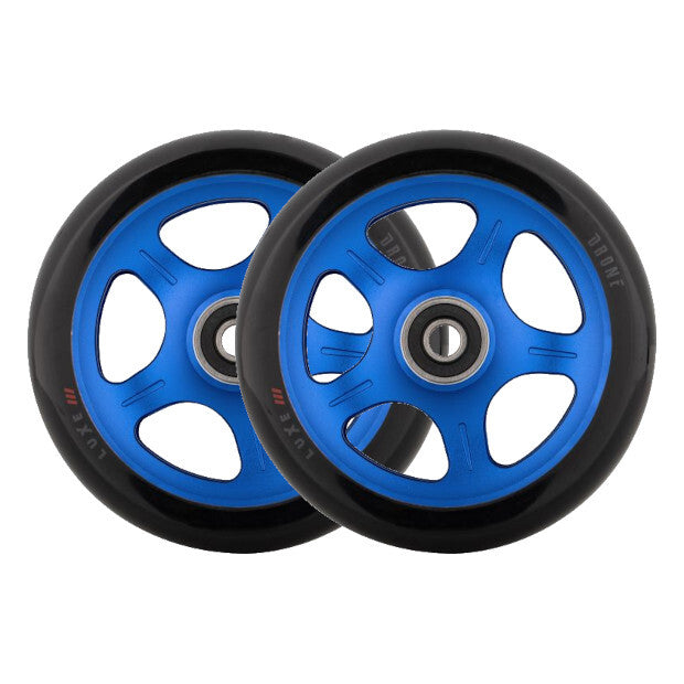 DRONE Luxe 3 Dual-Core Feather-Light Pro Scooter Wheels 110mm (Blue)