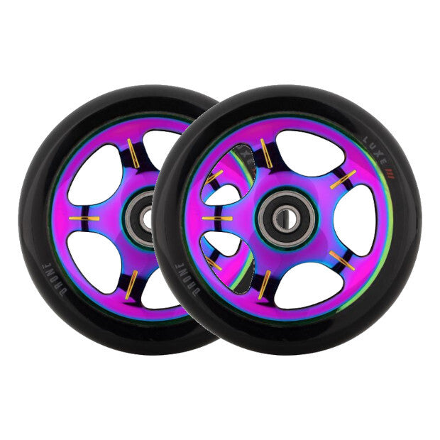 DRONE Luxe 3 Dual-Core Feather-Light Pro Scooter Wheels 110mm (Neochrome)