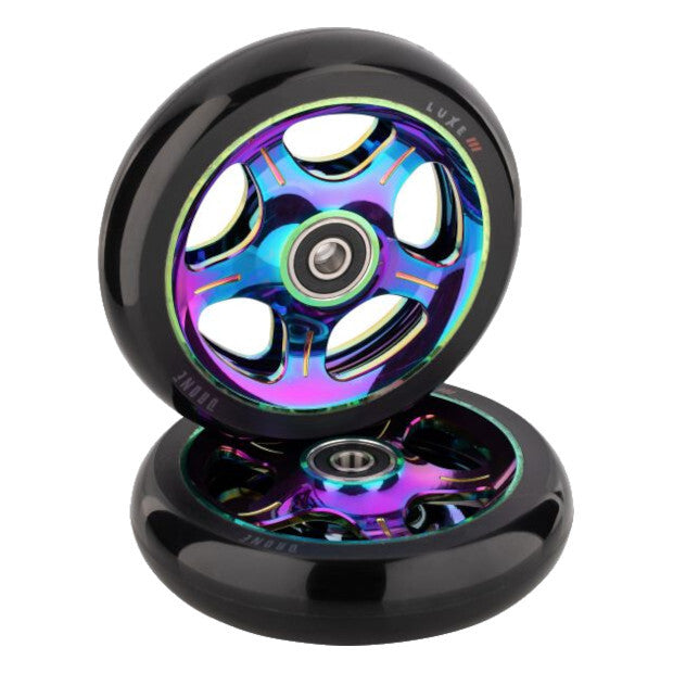 DRONE Luxe 3 Dual-Core Feather-Light Pro Scooter Wheels 110mm (Neochrome)