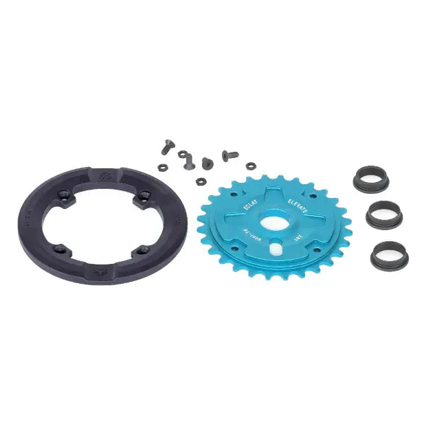 ECLAT BMX Elevate Guard Sprocket (Sandblast Cyan) 25T