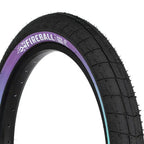 ECLAT BMX Fireball 20" Tire (Black/Purple Teal Fade) 2.4" - Tbilisi, ProScooter.Shop