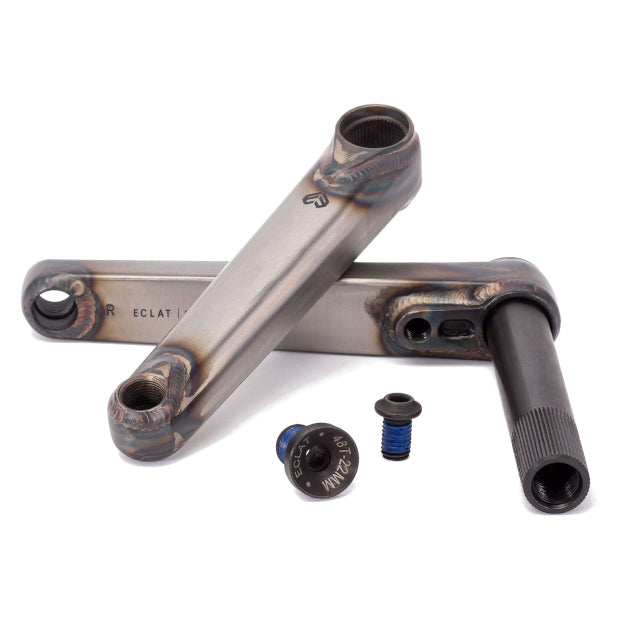 ECLAT BMX Spire Cranks (Clear Raw) 170mm
