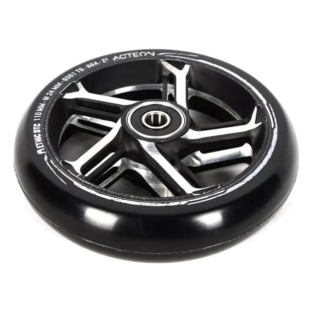 ETHIC Acteon Pro Scooter Wheels 110mm (Black/Raw)