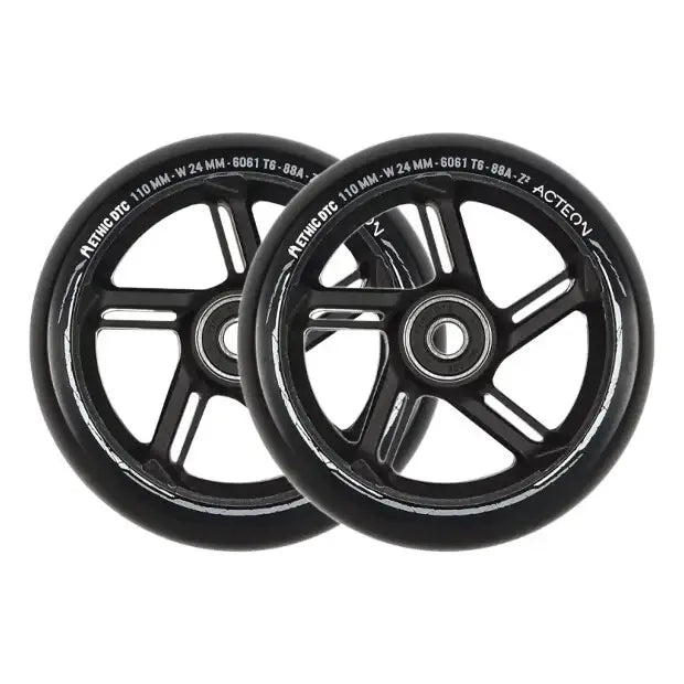 ETHIC Acteon Pro Scooter Wheels 110mm (Black)