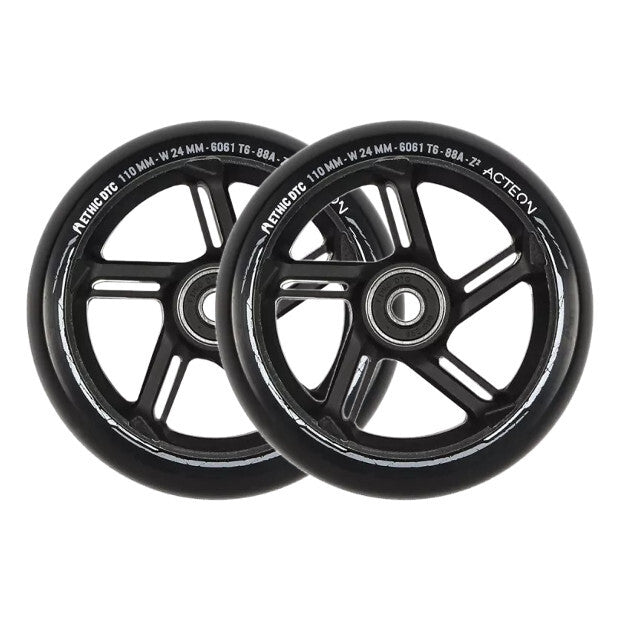 ETHIC Acteon Pro Scooter Wheels 110mm (Black)