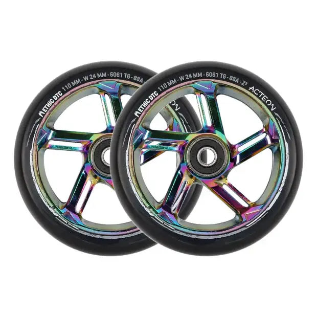 ETHIC Acteon Pro Scooter Wheels 110mm (Rainbow)