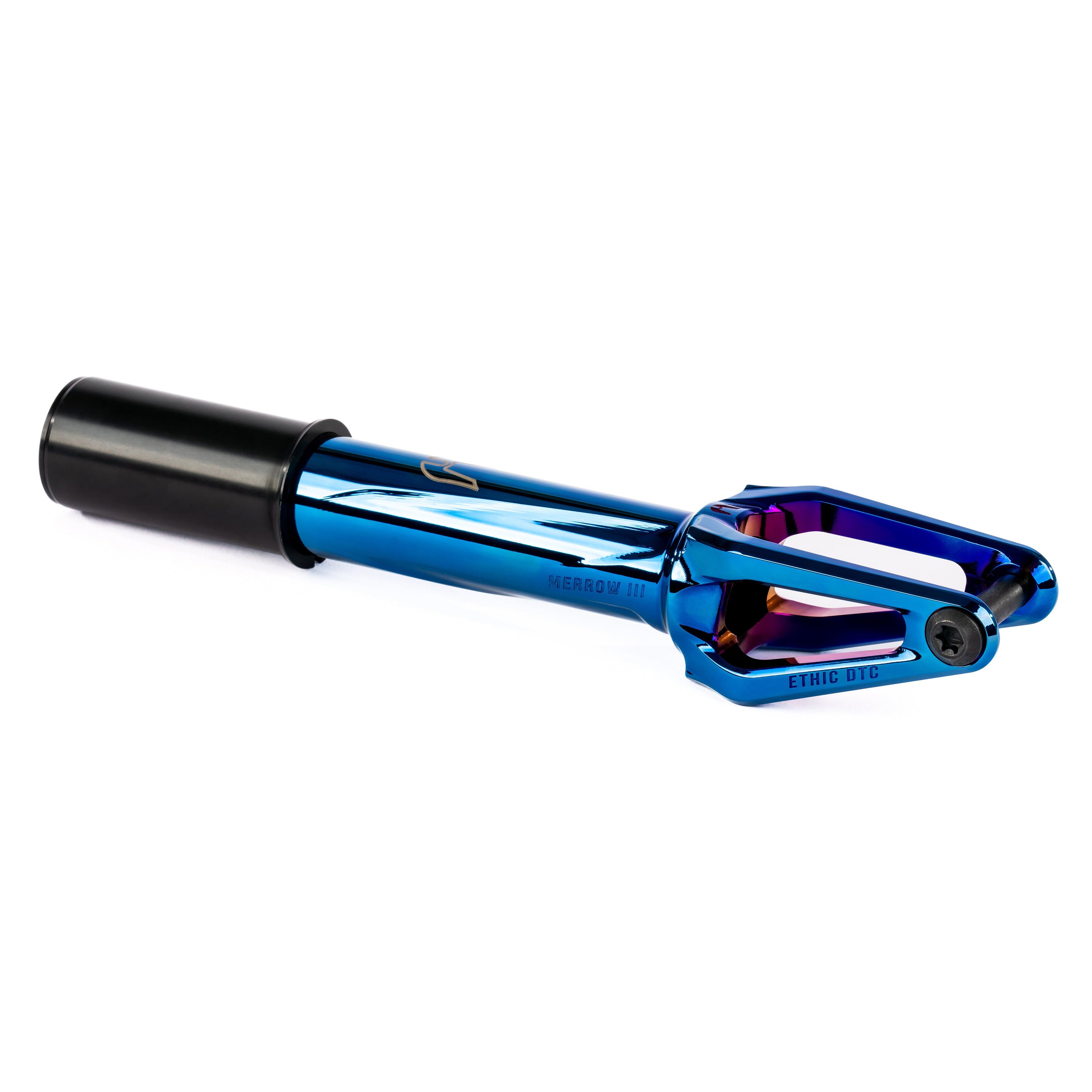 ETHIC DTC Merrow V3 HIC Pro Scooter Fork (Chrome Blue)