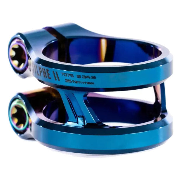 ETHIC DTC Sylphe V2 34.9mm Pro Scooter Clamp (Chrome Blue)