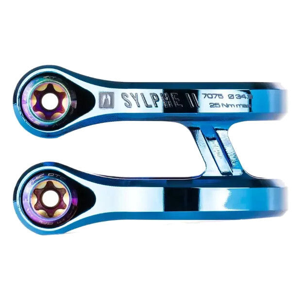 ETHIC DTC Sylphe V2 34.9mm Pro Scooter Clamp (Chrome Blue)