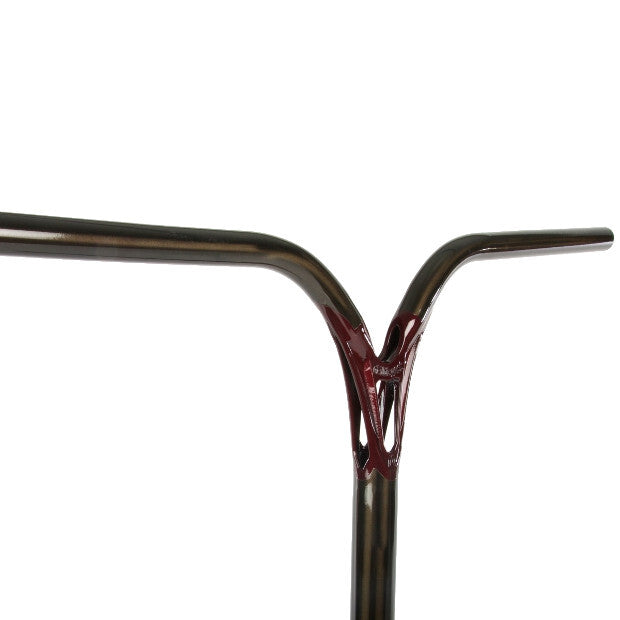 ETHIC Deildegast 620mm Pro Scooter Bar (Transparent Black/Red)