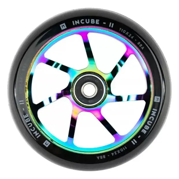 ETHIC Incube V2 Pro სკუტერის დისკები (ცისარტყელასფერი)