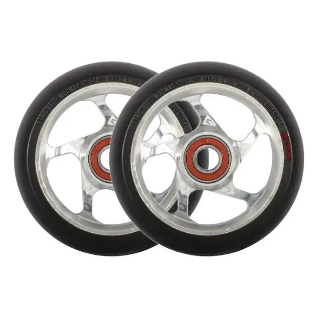ETHIC Mogway 12STD Pro Scooter Wheels 125mm (Black/Raw)