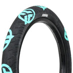 FEDERAL BMX Command LP 20" Tire (Black/Teal Logo) 2.4" - Tbilisi, ProScooter.Shop