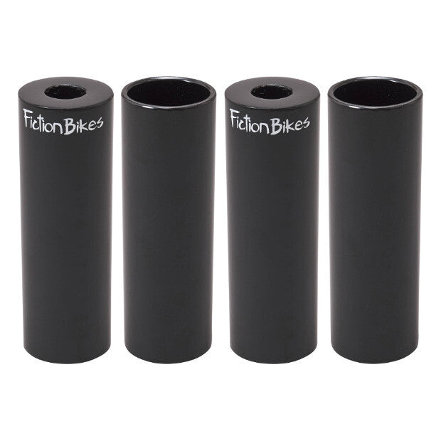FICTION BMX Steel Pegs 4-Pack (Black)