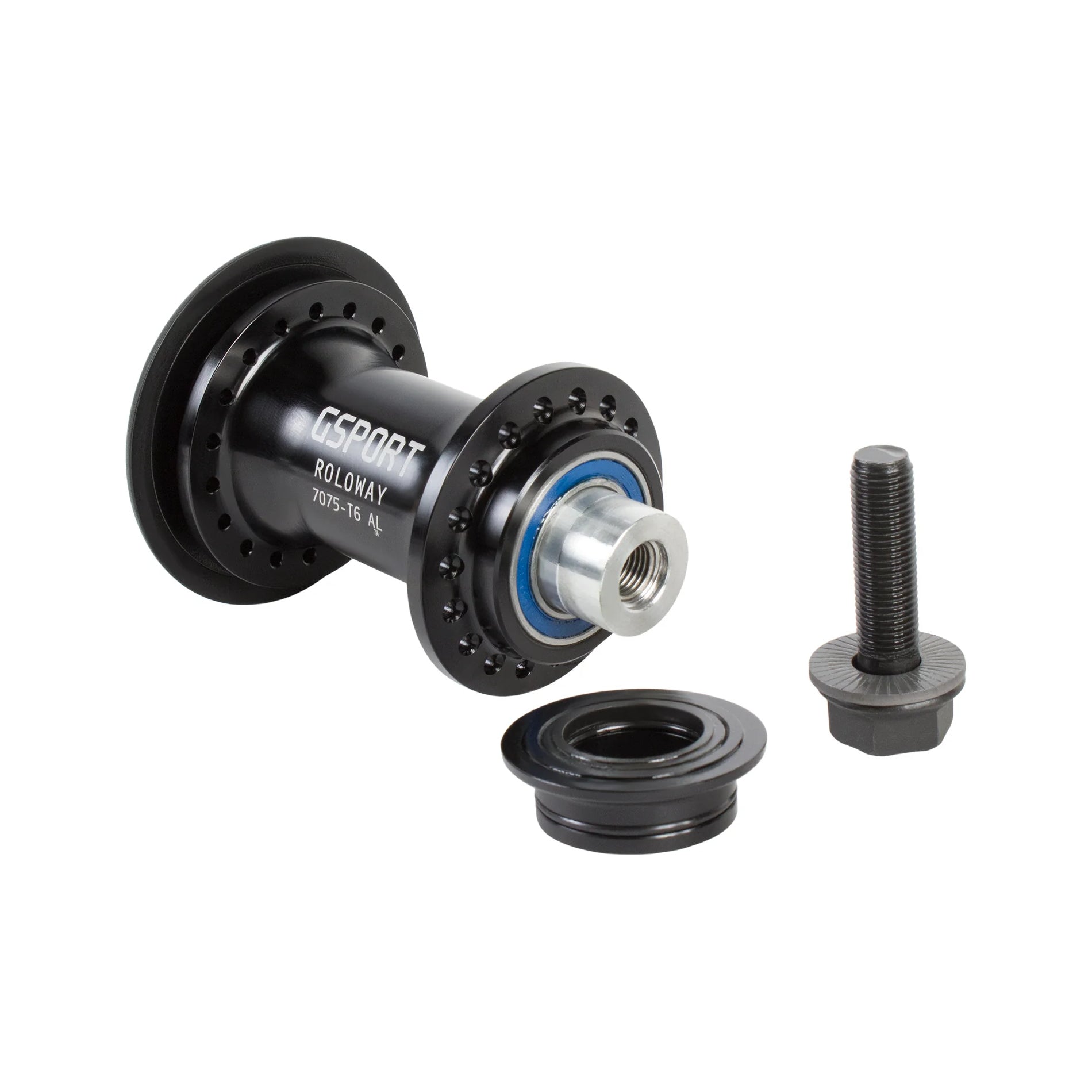 GSPORT BMX Roloway Front Hub (Black)