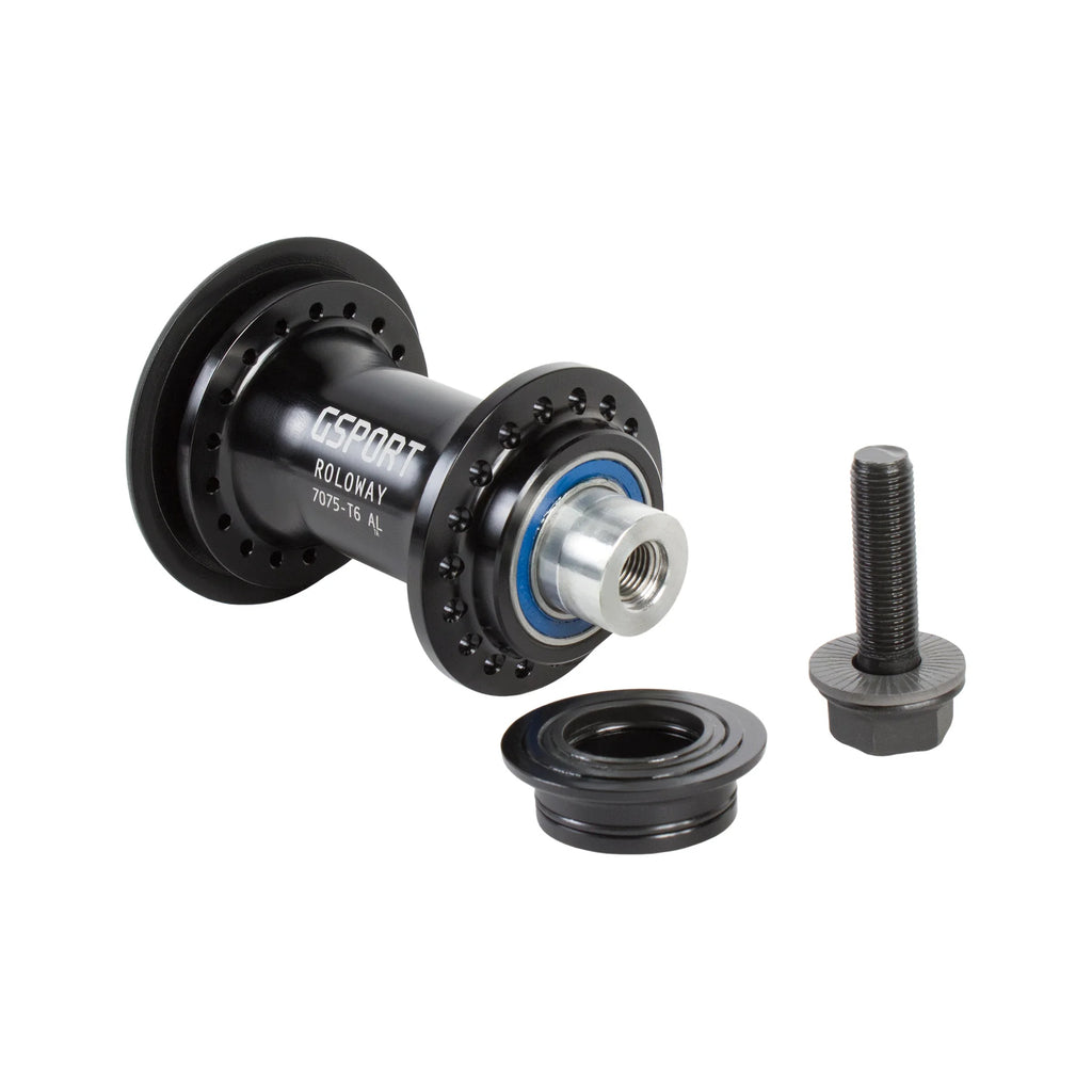 GSPORT BMX Roloway Front Hub (Black)