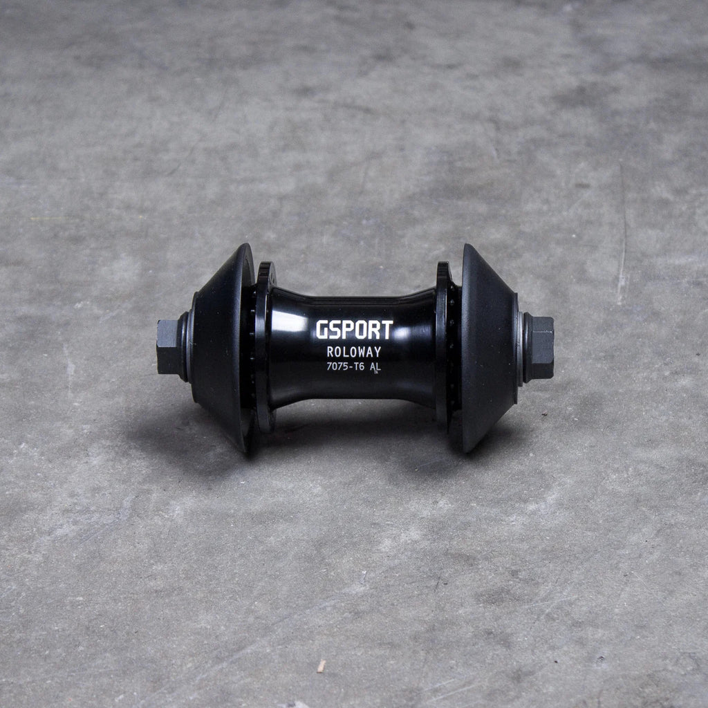 GSPORT BMX Roloway Front Hub (Black)