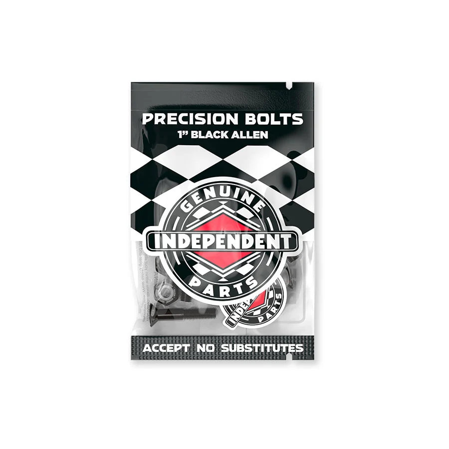 INDEPENDENT Allen Skateboard Bolts (Black)