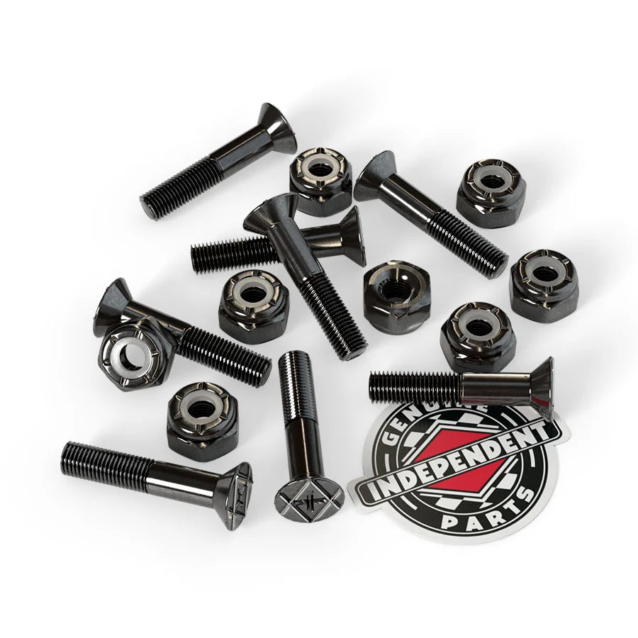 INDEPENDENT Phillips Skateboard Bolts (Black)