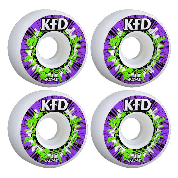KFD Blast Skateboard Wheels (Purple)